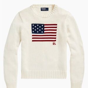 NWT Ralph Lauren Flag Sweater size M